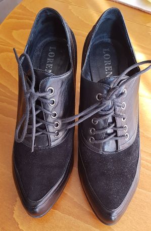 Официални черни обувки размер 38