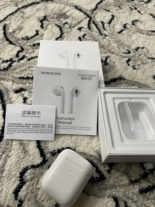 Наушники Borofone BW25 в нормальном состояние