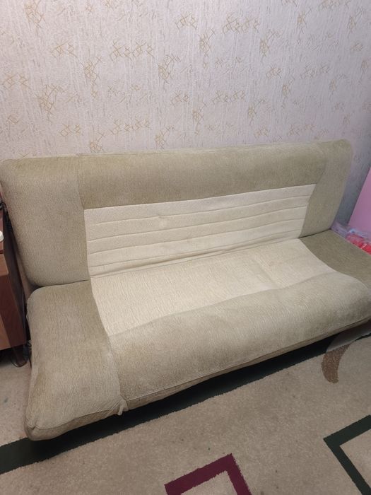 Диван мягкий раскладной + 2кресла