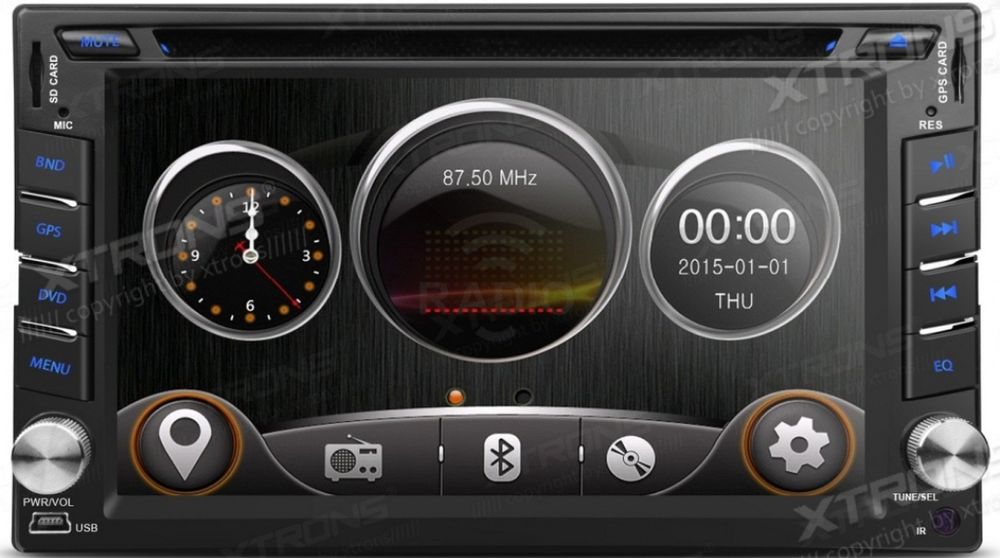 Xtrons TD619G DVD Auto 2 DIN cu Navigatie,accept și schimb jante,roți