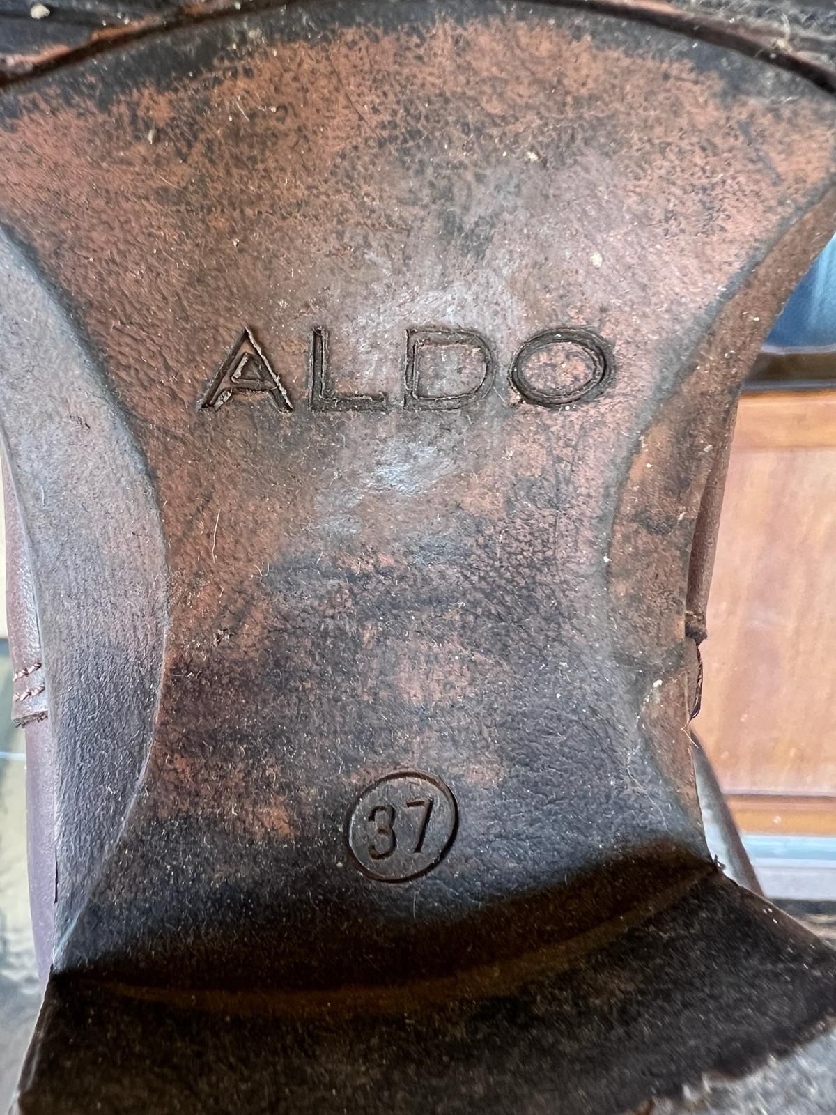 Cizme Aldo piele naturala mărimea 37 culoare maro - auriu