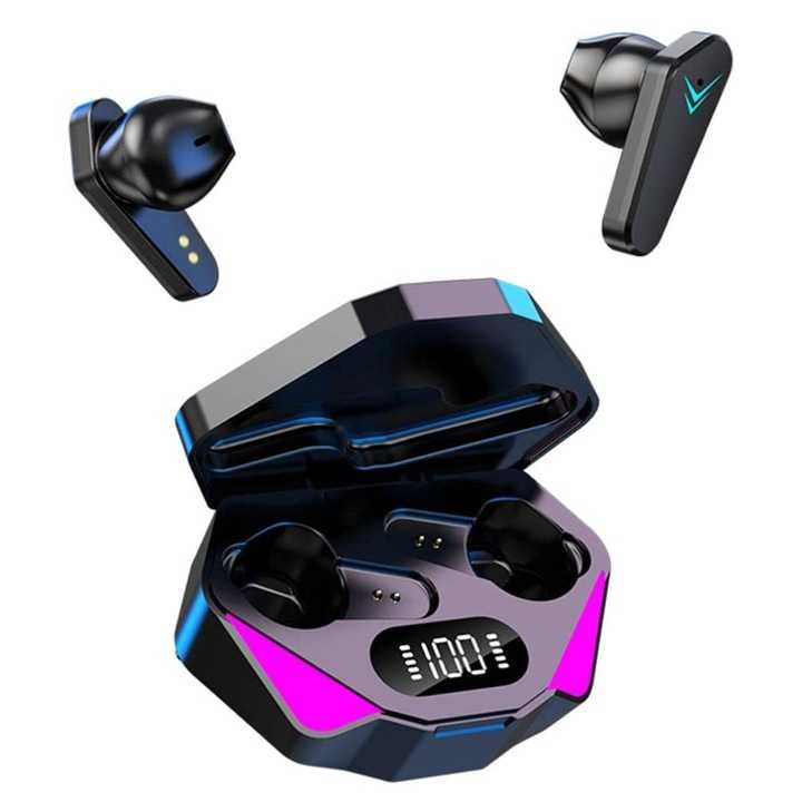 Casti wirelles gaming si redare muzica fara fir