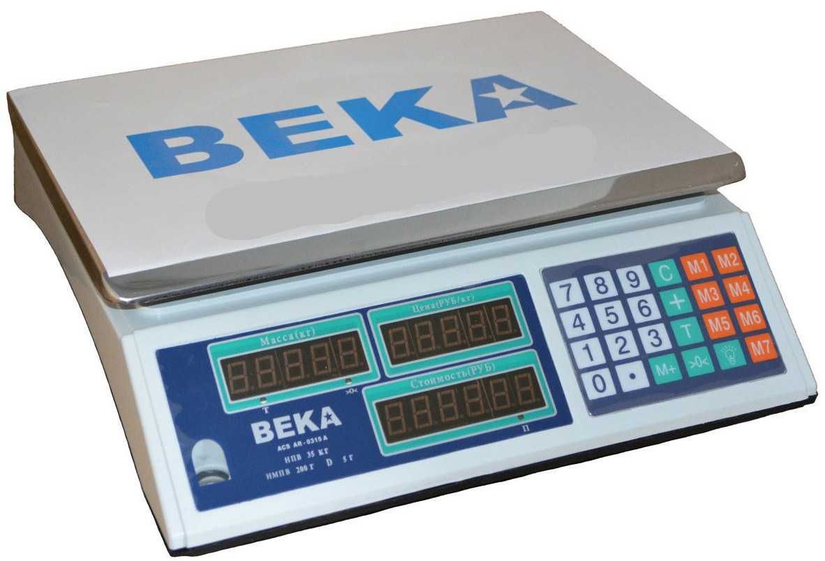 Настольные электронные весы BEKA, весы магазинные