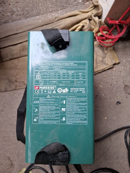 Parkside Парксайд телоподаващ заваръчен апарат