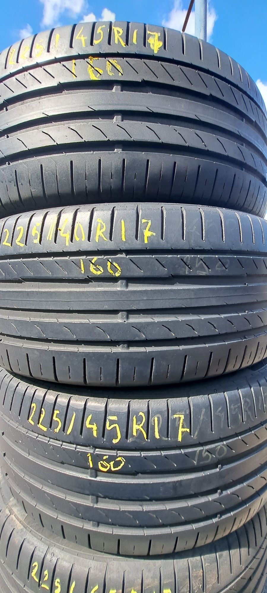 4 anvelope vara 225/45r17 Continental Montaj Gratuit