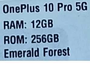 OnePlus 10 Pro 5G, 12GB+4GB RAM, 256GB