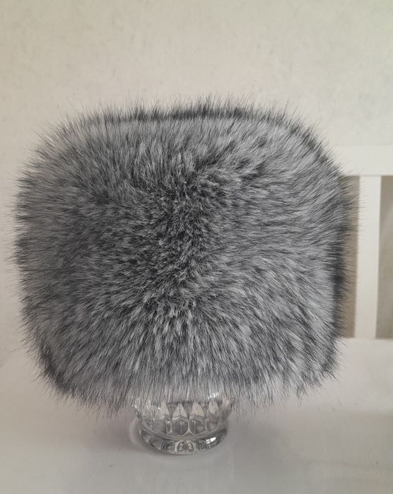 Шапка новая женская искусственная чернобурка