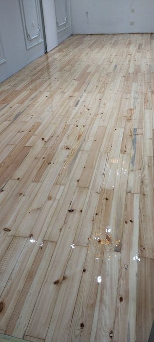 Шлифовка  ва  лакировка