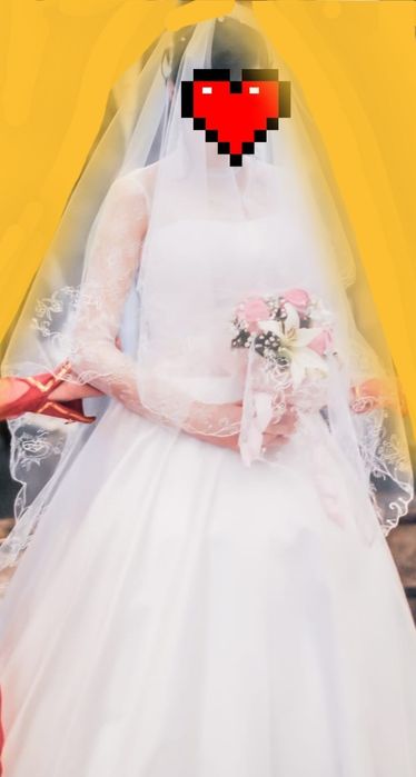 Продам нежное свадебное платье