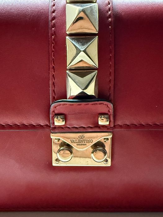 Geanta Valentino Red Originală 100%