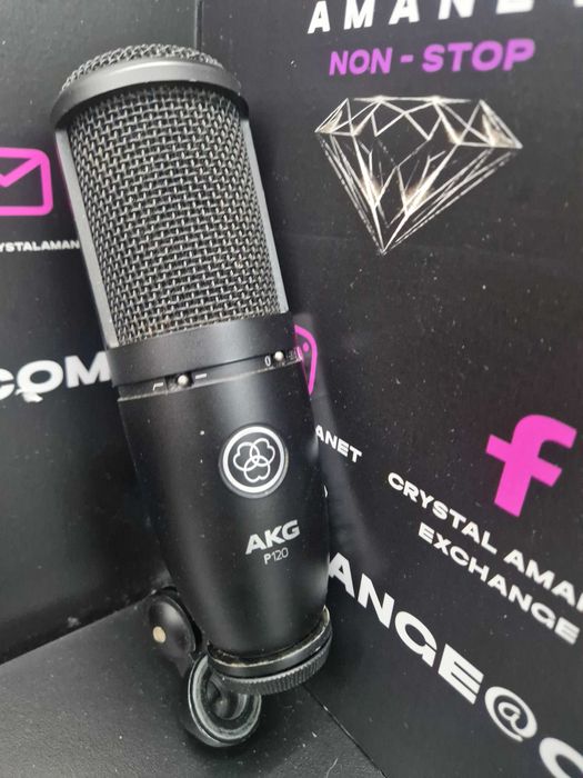 Microfon AKG P120, condensator cardioid, calitate studio