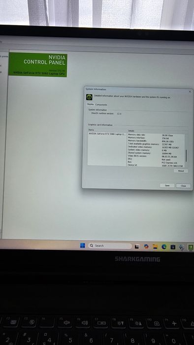 Laptop Gaming Ultra 9 275HX,Nvidia RTX 5080 16gb ddr7 32