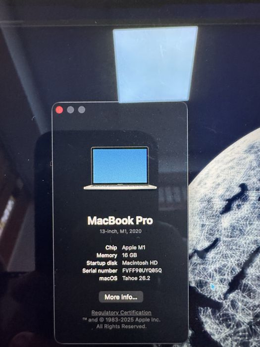 Vand apple macbook pro 2020 touchbar m1