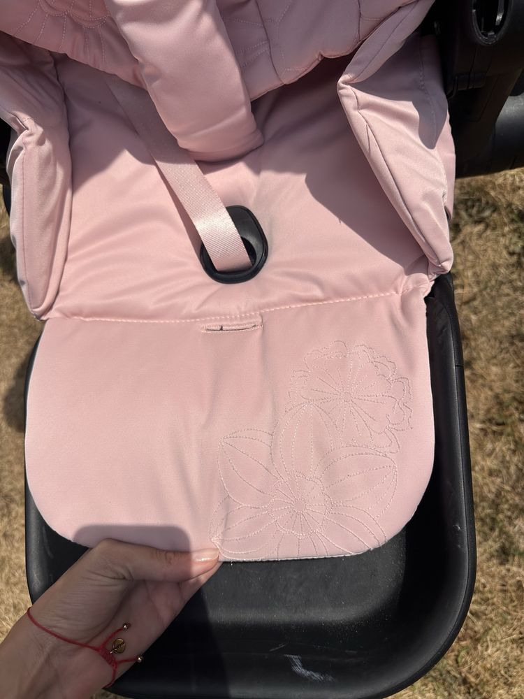 Тапицерия за седалка Cybex Priam 4 Simply flowers розова
