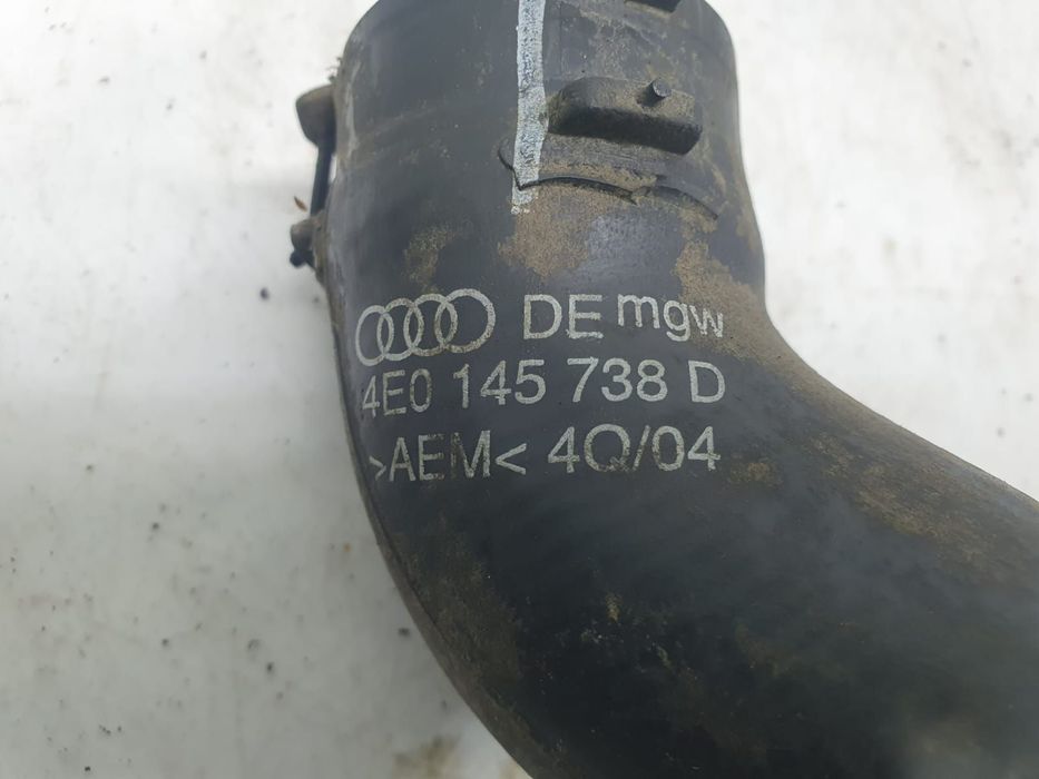 Furtun intercooler 3.0 tdi asb 4e0145738d Audi A8 D3/4E  [din 2002 pa