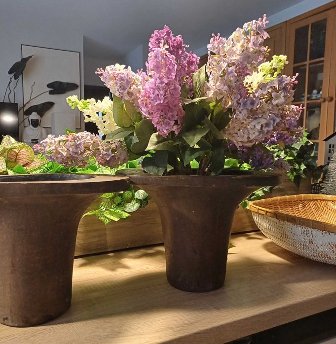 Vaze sau suport ghivece de flori din ceramica
