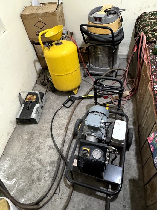 Moyka uchun karcher aparat, pena bochka, kompresor, suxoy tuman aparat