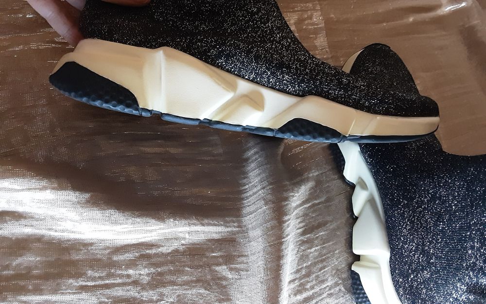 (38) BALENCIAGA glitter спортни боти