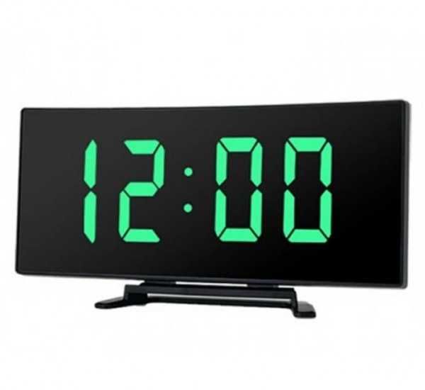 Настолен LED часовник , огледален, календар, термометър, -10°C до 50°C