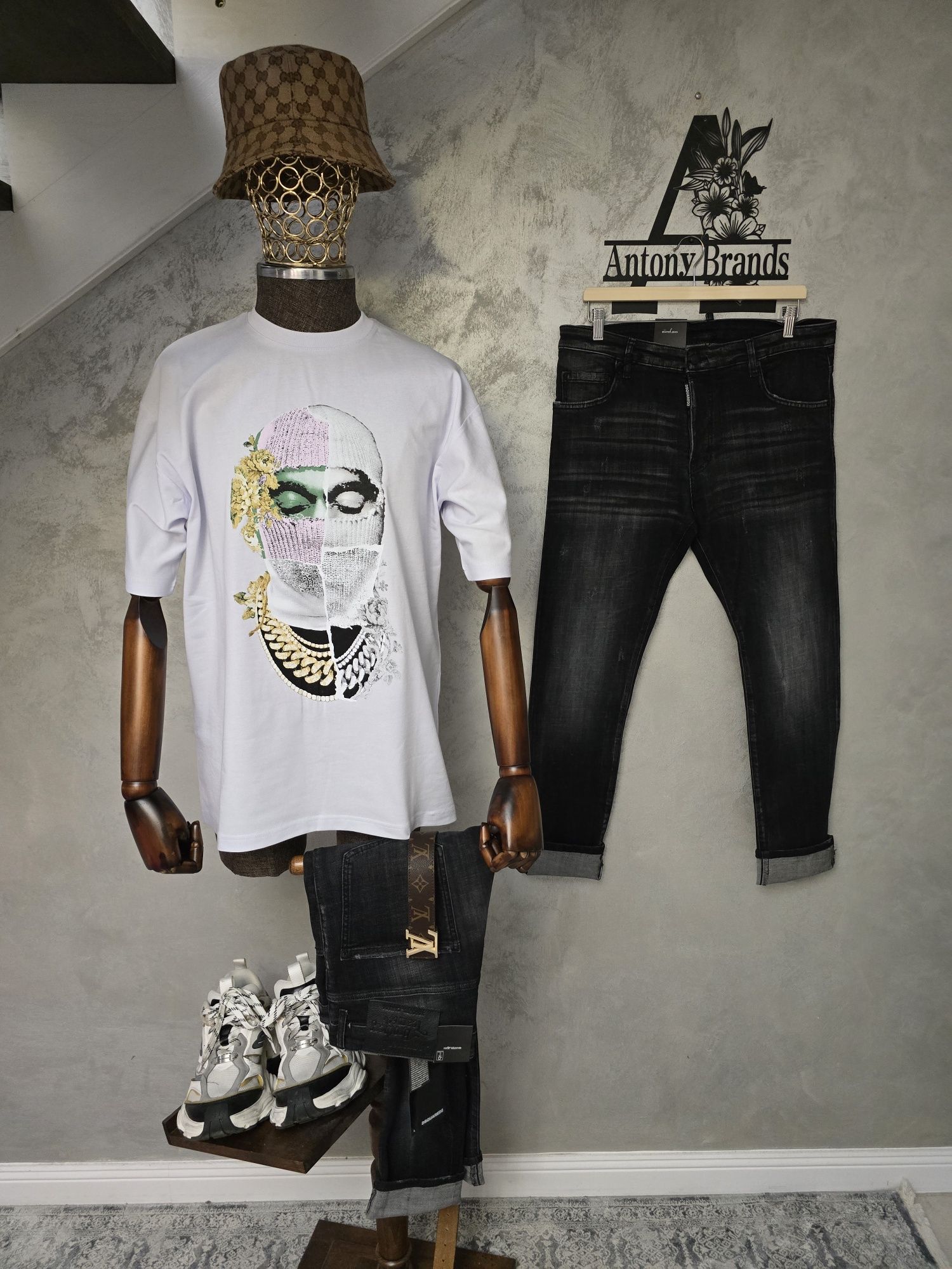 Tricou bărbați Y3, balenciaga, Louis vuitton