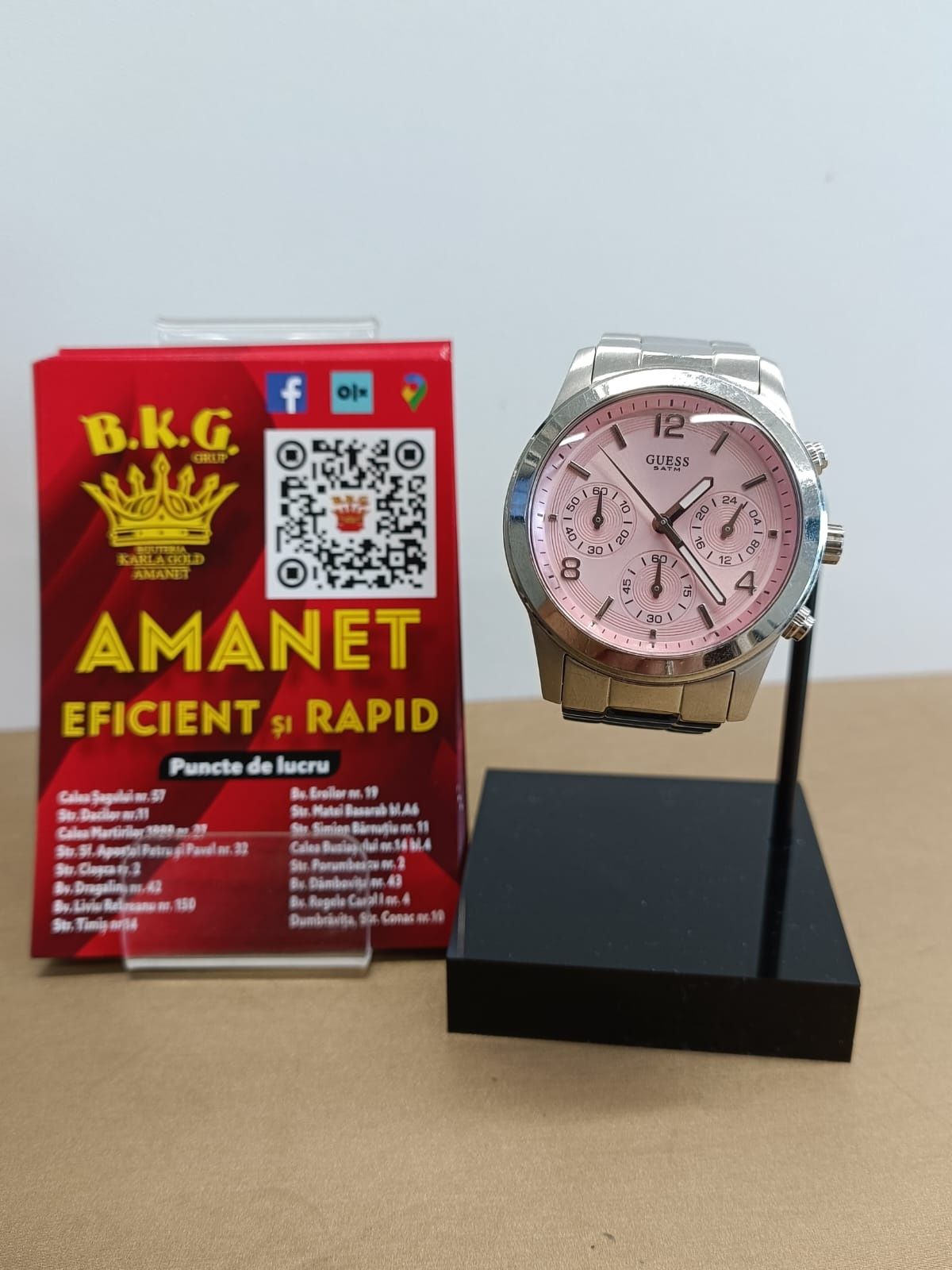 Guess W12086L2 Amanet BKG