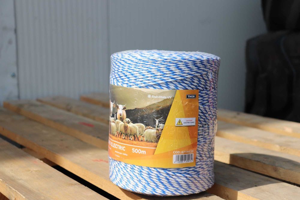 Gard Electric Rola fir alb-albastru 3mm insertie metalica 3x0.2mm Vaci