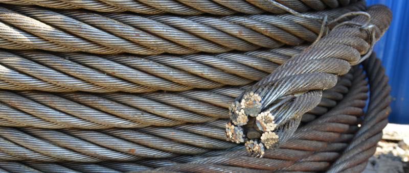 Стоманени въжета за дърводобив и лебедки, въжета за горски трактори.