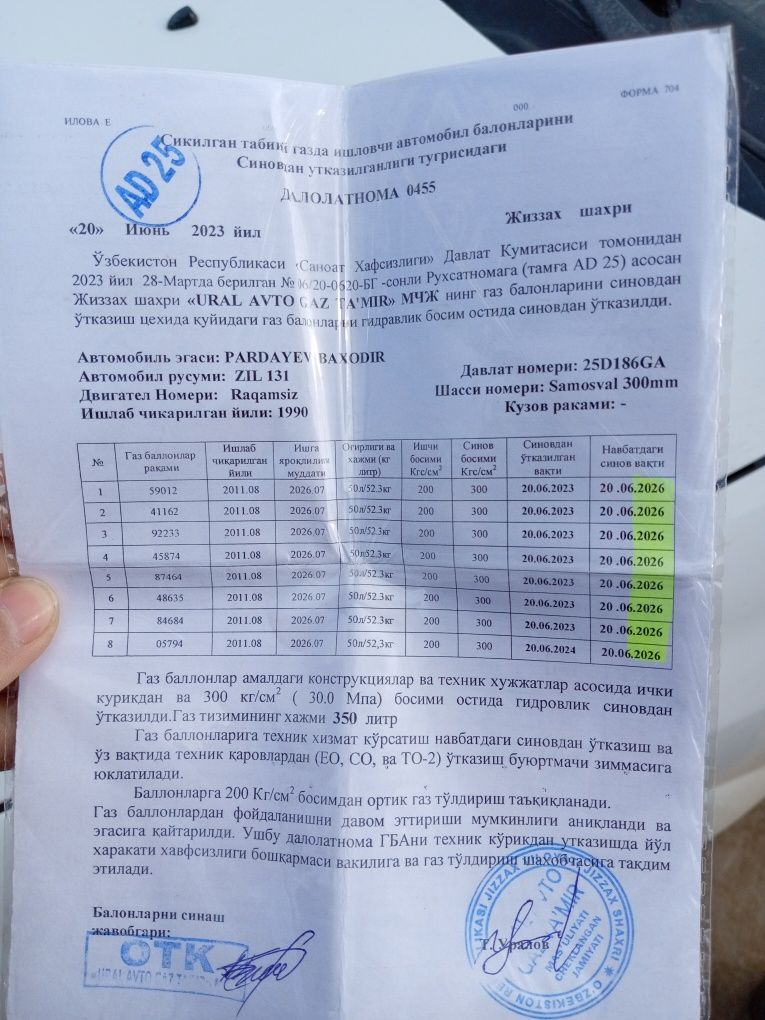 ZIL 131 hamma joyi soz
