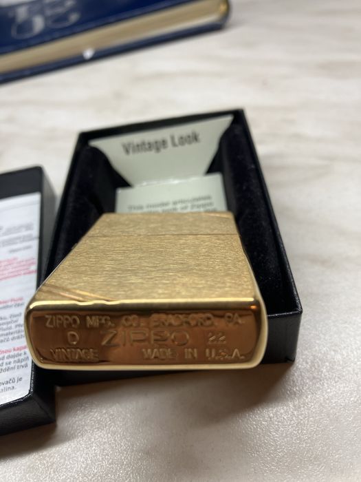 Zippo brass vintage look