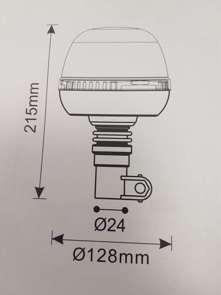 Girofar Led cu Picior