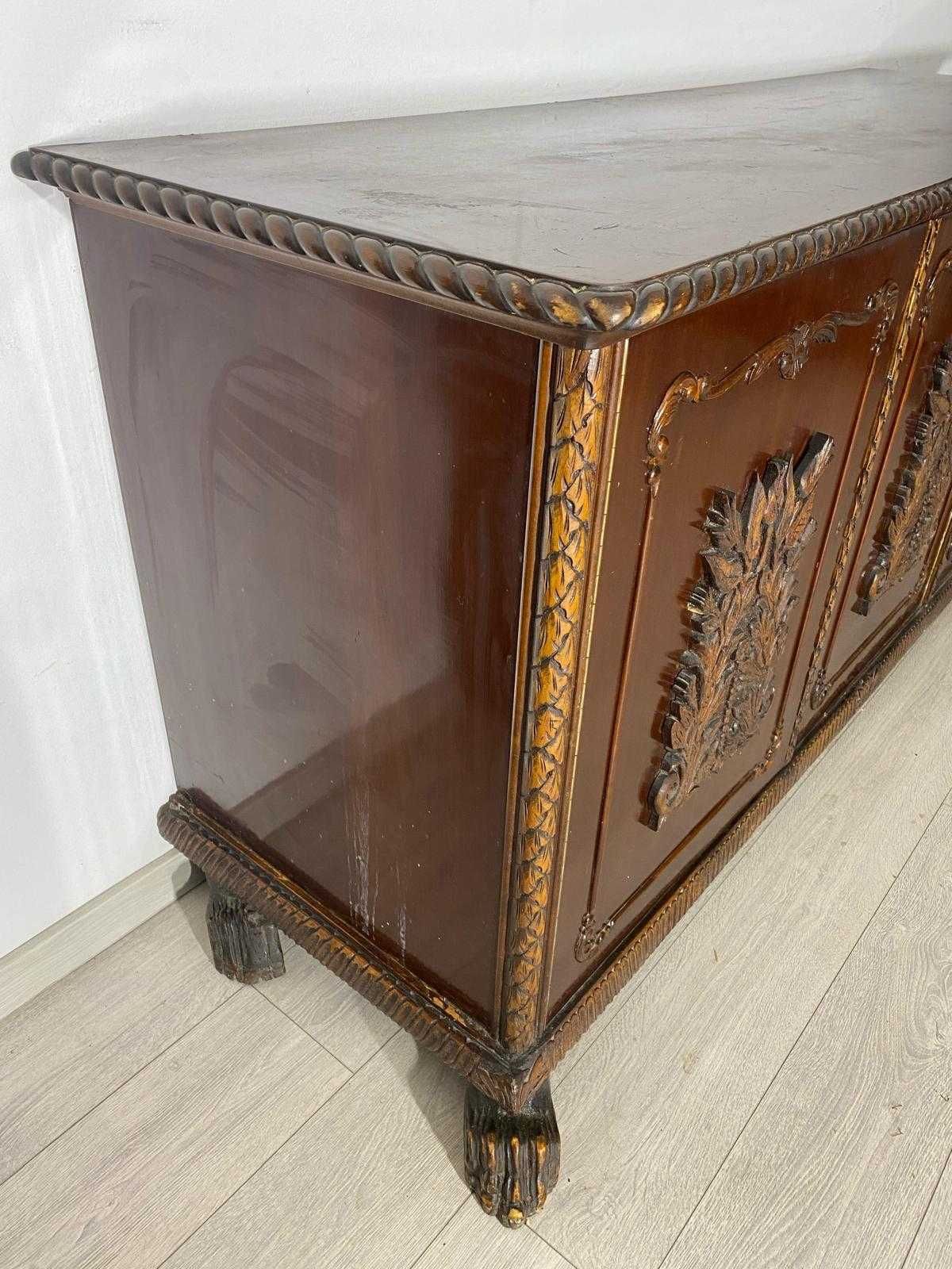 Servantă Vintage cu 3 Uși; Dulap Comodă, Bufet