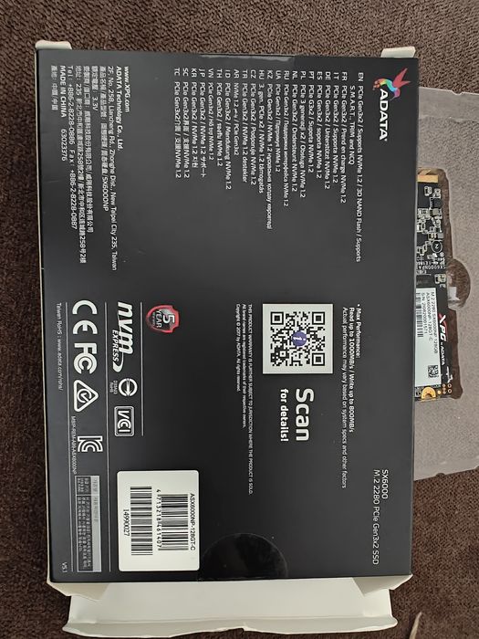 (SSD) ADATA XPG SX6000, 128GB, NVMe, M.2