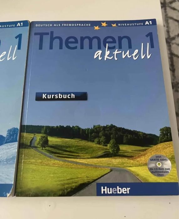 Книга и рабочая тетрадь для изучения немецкого языка