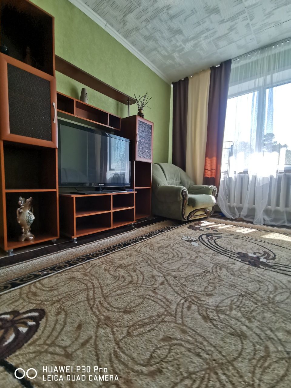 4 х комнатная комфортная квартира в центре Борового. 1 этаж
