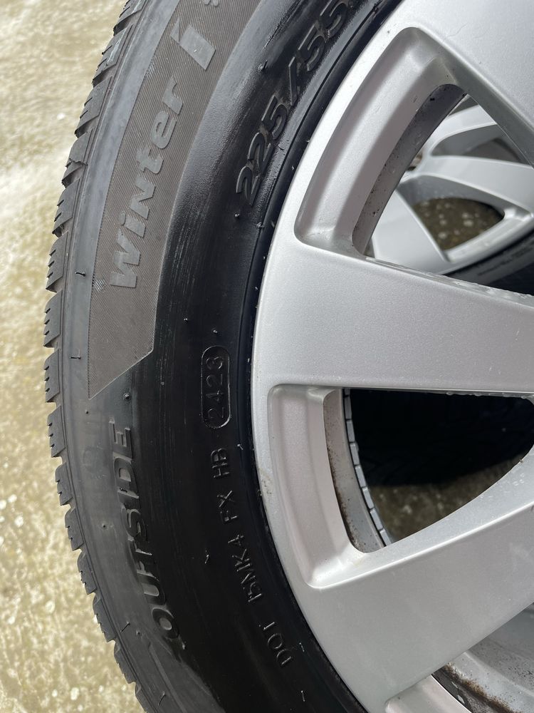 Jante 16 mercedes w212 cu anvelope iarna