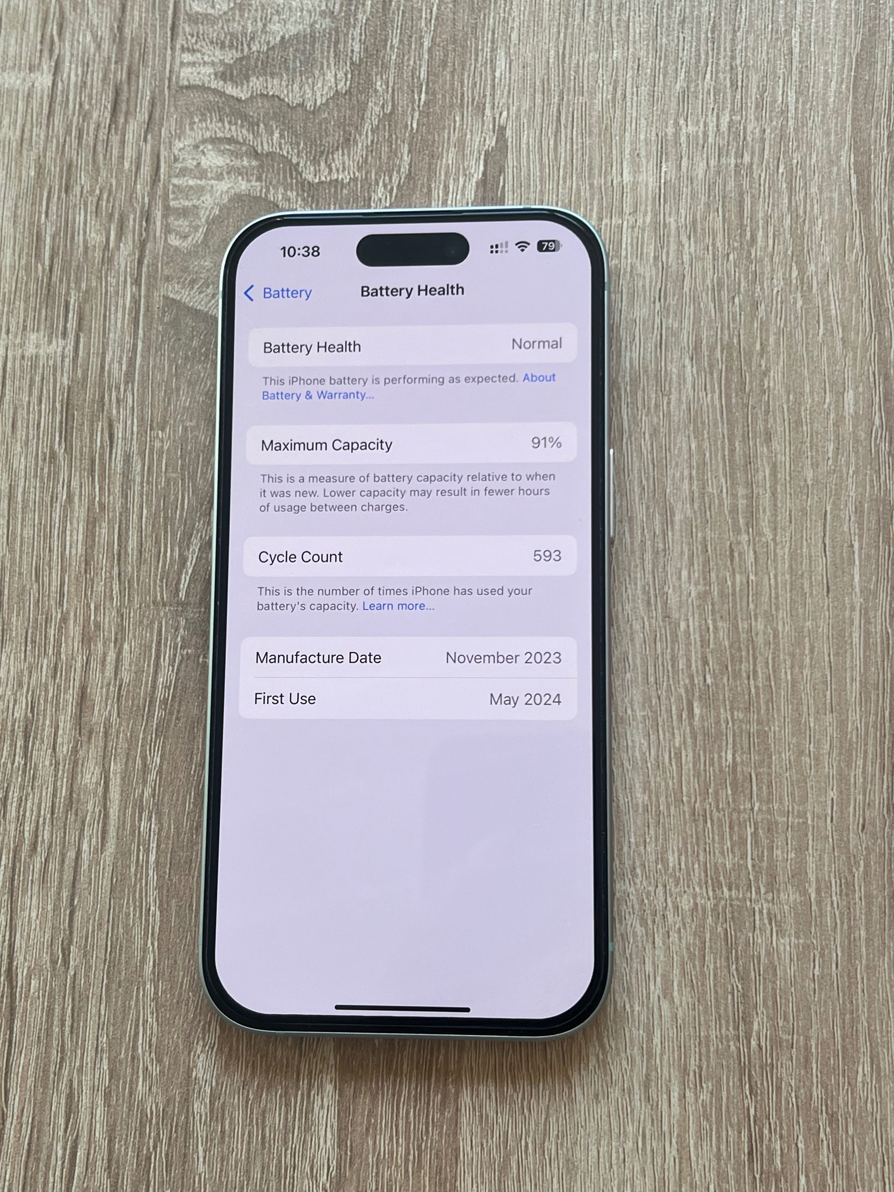 iPhone 15 зелен, 128GB