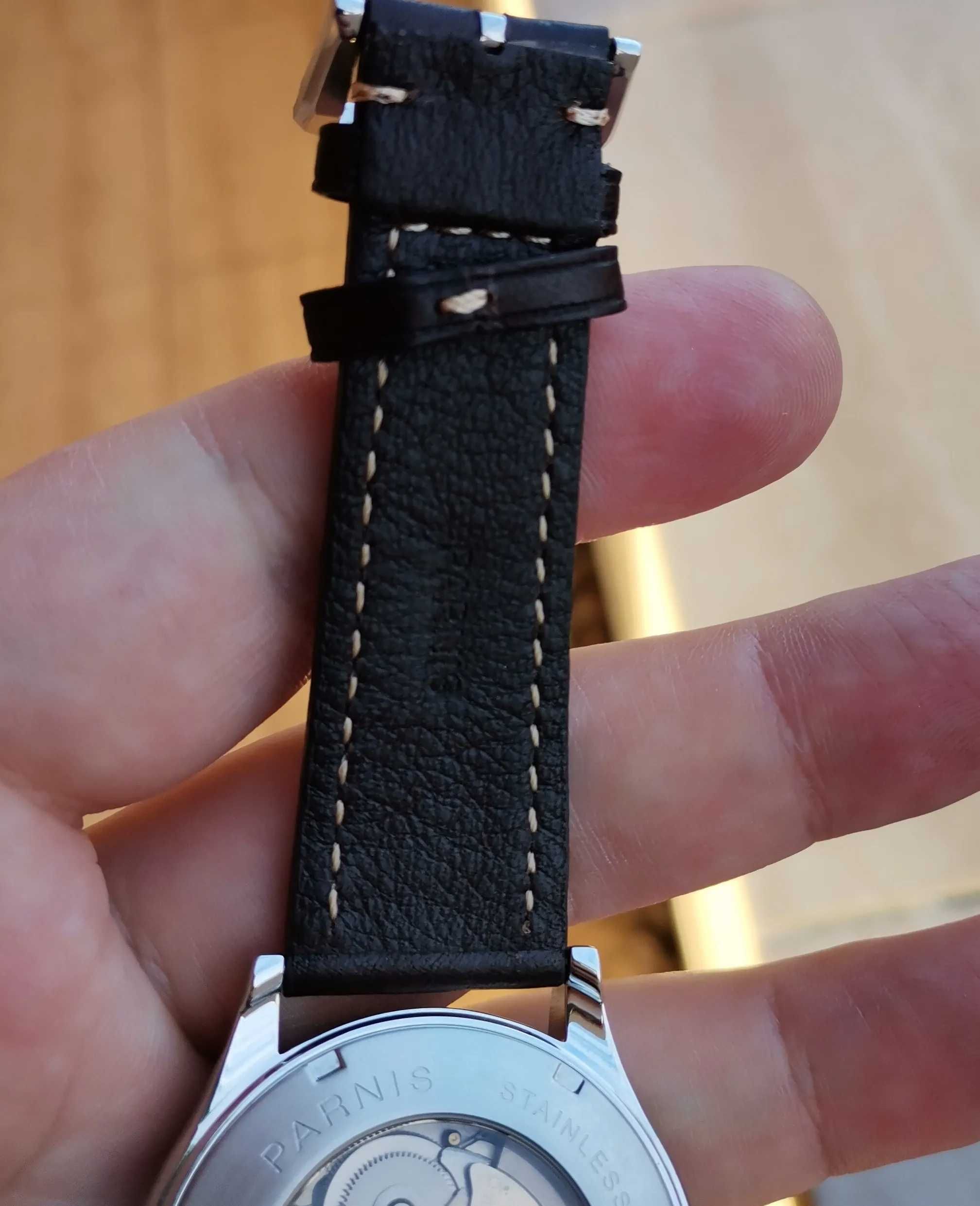Parnis 44 mm mecanism Automatic Seiko NH35