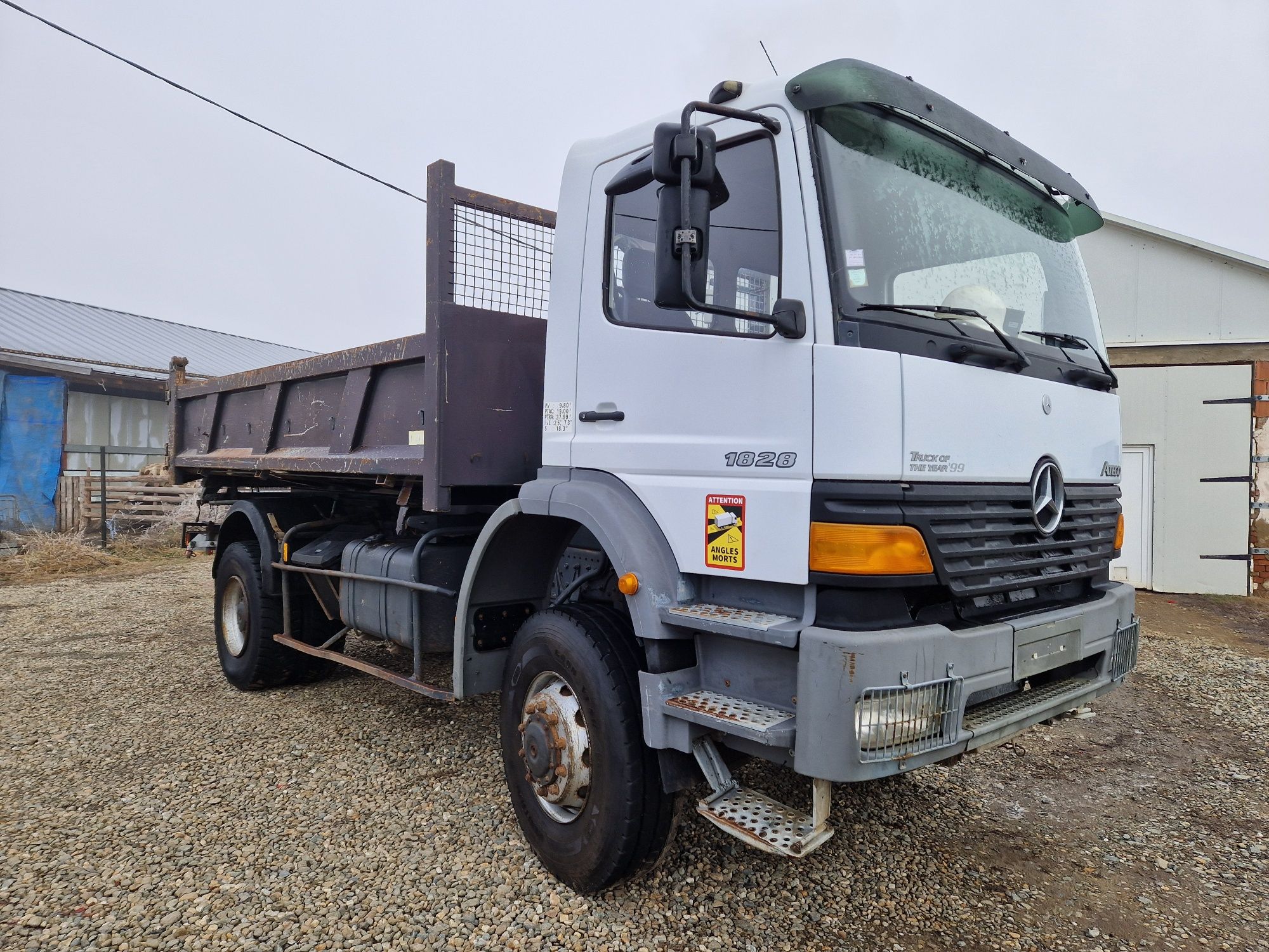 Mercedes Atego 1828 4x4, TVA inclus