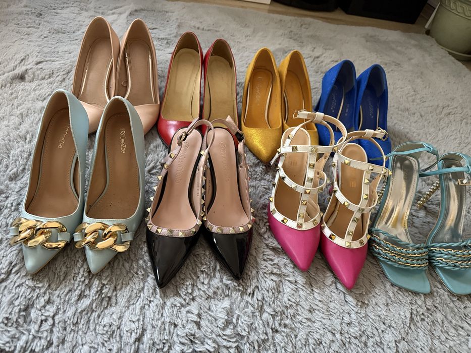 Vand combo pantofi! Stiletto, sandale! 8 buc