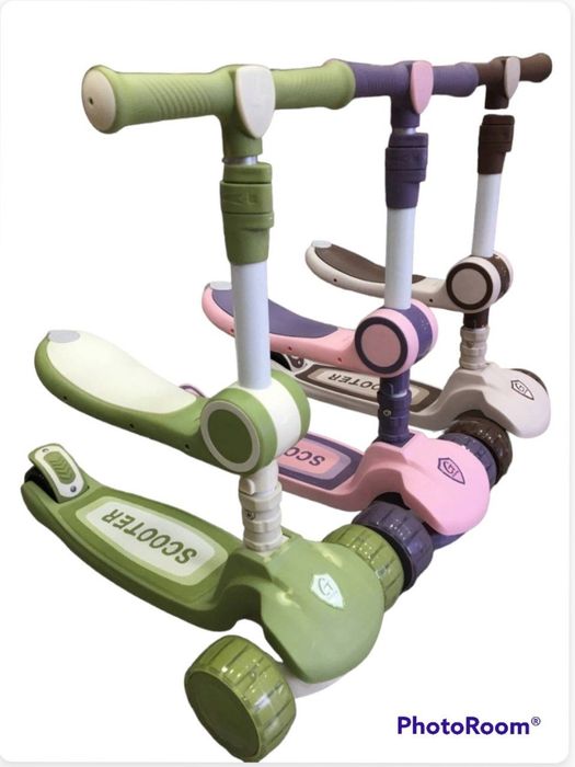 Детские Самокат - Беловег Трехколесный 2 в 1