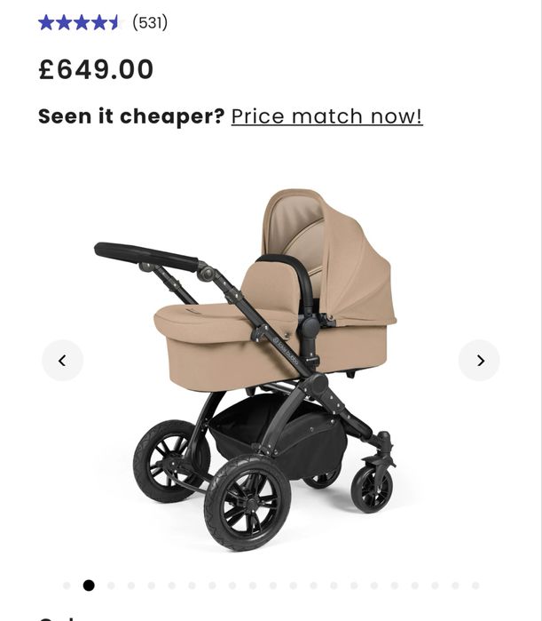 Carut bebe Ickle bubba 2 in 1