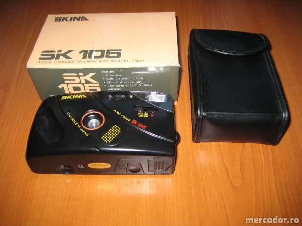 Aparat foto cu film compact Skina SK-105 pentru colectionari