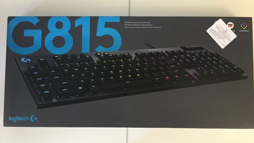 Tastatura Mecanica Gaming Logitech G815 Ultraslim Lightsync RGB Noua