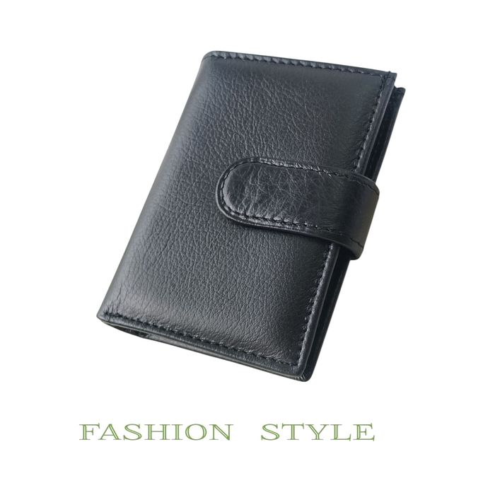 Калъф за документи и пари и книжни пари от естествена кожа