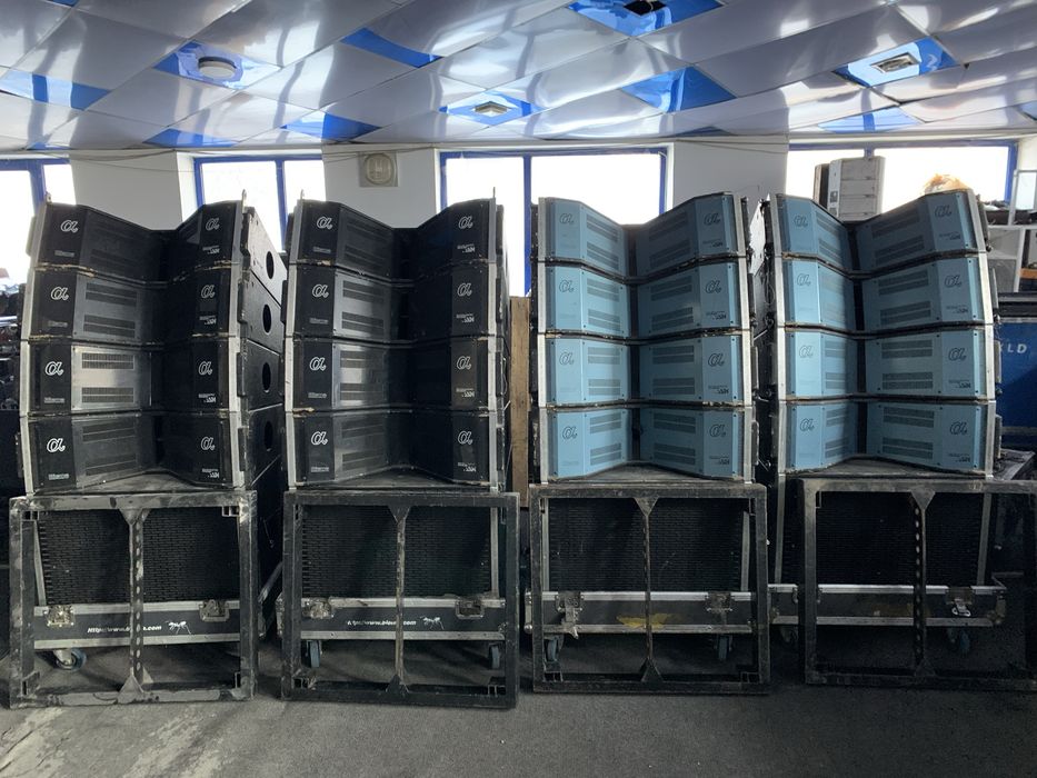 Продам комплект звука , линейный массив, сабвуферы