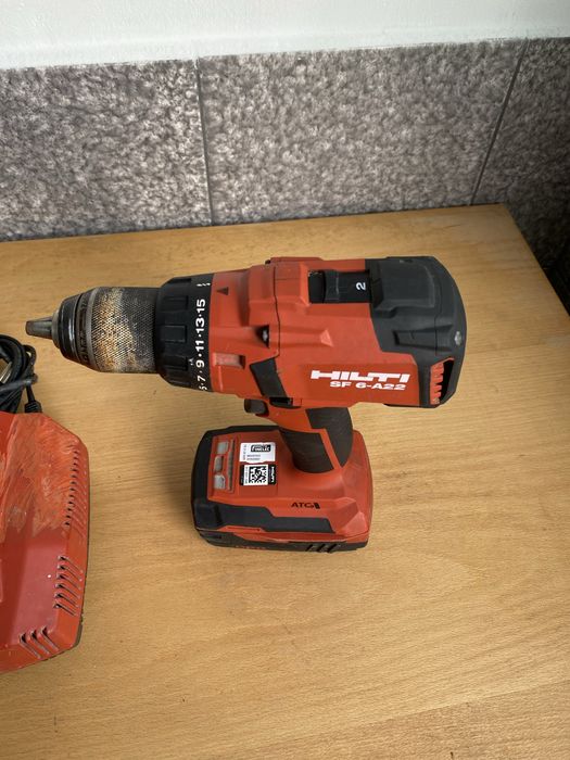 HILTI SF 6-A22 ATC - КАТО НОВ - Мощен и качествен безчетков винтоверт