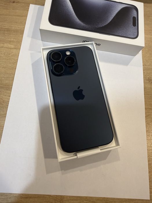 Iphone 15 pro blue 512 gb 86% baterie