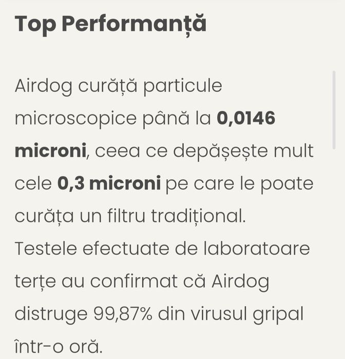 Purificator AirDog X5