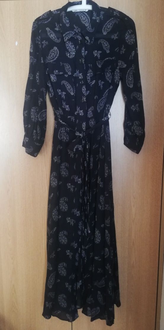 Rochie maxi cămașă