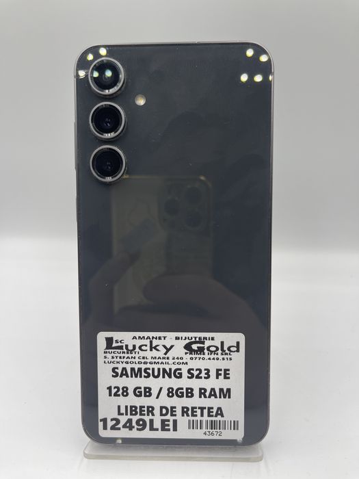 Samsung S23 Fe 128Gb/8Gb Ram GARANTIE/FACTURA #43672